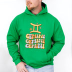 Groovy Gemini Design - Zodiac & Horoscopes Unisex Crewneck T-Shirt Sweatshirt Hoodie