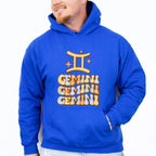 Groovy Gemini Design - Zodiac & Horoscopes Unisex Crewneck T-Shirt Sweatshirt Hoodie