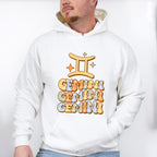 Groovy Gemini Design - Zodiac & Horoscopes Unisex Crewneck T-Shirt Sweatshirt Hoodie