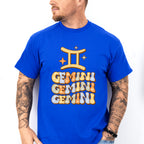 Groovy Gemini Design - Zodiac & Horoscopes Unisex Crewneck T-Shirt Sweatshirt Hoodie