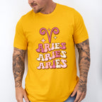 Groovy Aries Design - Zodiac & Horoscopes Unisex Crewneck T-Shirt Sweatshirt Hoodie