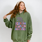 Groovy Scorpio Design - Zodiac & Horoscopes Unisex Crewneck T-Shirt Sweatshirt Hoodie