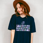Groovy Sagittarius Design - Zodiac & Horoscopes Unisex Crewneck T-Shirt Sweatshirt Hoodie
