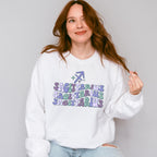 Groovy Sagittarius Design - Zodiac & Horoscopes Unisex Crewneck T-Shirt Sweatshirt Hoodie