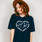 Scorpio Heart Design - Zodiac & Horoscopes Unisex Crewneck T-Shirt Sweatshirt Hoodie