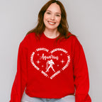 Aquarius Heart Design - Zodiac & Horoscopes Unisex Crewneck T-Shirt Sweatshirt Hoodie