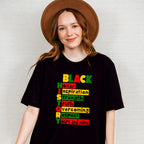 Black History Initials Design Black Lives Matter Unisex Crewneck T-Shirt Sweatshirt Hoodie