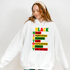 Black History Initials Design Black Lives Matter Unisex Crewneck T-Shirt Sweatshirt Hoodie