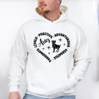 Aries Heart Design - Zodiac & Horoscopes Unisex Crewneck T-Shirt Sweatshirt Hoodie