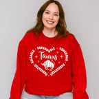 Taurus Heart Design - Zodiac & Horoscopes Unisex Crewneck T-Shirt Sweatshirt Hoodie