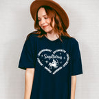 Sagittarius Heart Design - Zodiac & Horoscopes Unisex Crewneck T-Shirt Sweatshirt Hoodie