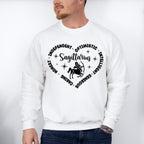 Sagittarius Heart Design - Zodiac & Horoscopes Unisex Crewneck T-Shirt Sweatshirt Hoodie