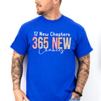 12 New Chapters 365 New Chances - New Years Unisex Crewneck T-Shirt Sweatshirt Hoodie
