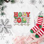 Holly Jolly Vibes - Christmas Unisex Crewneck T-Shirt Sweatshirt Hoodie