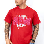 Happy New Year Glitter Design - New Years Unisex Crewneck T-Shirt Sweatshirt Hoodie