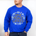 Love Peace Latkes - Hanukkah Unisex Crewneck T-Shirt Sweatshirt Hoodie