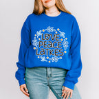 Love Peace Latkes - Hanukkah Unisex Crewneck T-Shirt Sweatshirt Hoodie