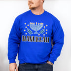 Hanukkah Candlestick Design - Hanukkah Unisex Crewneck T-Shirt Sweatshirt Hoodie