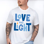 Love And Light - Hanukkah Unisex Crewneck T-Shirt Sweatshirt Hoodie