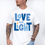 Love And Light - Hanukkah Unisex Crewneck T-Shirt Sweatshirt Hoodie
