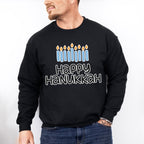 Happy Hanukkah Candles - Hanukkah Unisex Crewneck T-Shirt Sweatshirt Hoodie