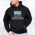 Happy Hanukkah Candles - Hanukkah Unisex Crewneck T-Shirt Sweatshirt Hoodie