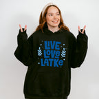 Live Love Latke - Hanukkah Unisex Crewneck T-Shirt Sweatshirt Hoodie