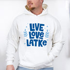 Live Love Latke - Hanukkah Unisex Crewneck T-Shirt Sweatshirt Hoodie