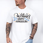 Wishing Happy Hanukkah - Hanukkah Unisex Crewneck T-Shirt Sweatshirt Hoodie