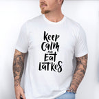 Keep Calm And Eat Latkes - Hanukkah Unisex Crewneck T-Shirt Sweatshirt Hoodie