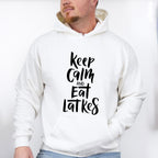 Keep Calm And Eat Latkes - Hanukkah Unisex Crewneck T-Shirt Sweatshirt Hoodie