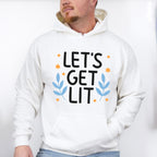 Let's Get Lit - Hanukkah Unisex Crewneck T-Shirt Sweatshirt Hoodie
