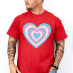 Spiral Heart Shape Design - Transsexual Unisex Crewneck T-Shirt Sweatshirt Hoodie