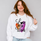 Love Who You Want - Lesbian Unisex Crewneck T-Shirt Sweatshirt Hoodie