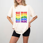 Groovy Gay Pride Design - Gay Unisex Crewneck T-Shirt Sweatshirt Hoodie