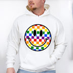 Colorful Smiley Design - Gay Unisex Crewneck T-Shirt Sweatshirt Hoodie