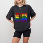 Groovy Love Is Blind Design - Gay Unisex Crewneck T-Shirt Sweatshirt Hoodie