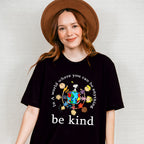 Be Kind World Jigsaw Puzzle Child Design - Be Kind Unisex Crewneck T-Shirt Sweatshirt Hoodie