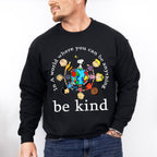 Be Kind World Jigsaw Puzzle Child Design - Be Kind Unisex Crewneck T-Shirt Sweatshirt Hoodie