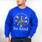 Be Kind World Jigsaw Puzzle Child Design - Be Kind Unisex Crewneck T-Shirt Sweatshirt Hoodie