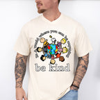 Be Kind World Jigsaw Puzzle Child Design - Be Kind Unisex Crewneck T-Shirt Sweatshirt Hoodie