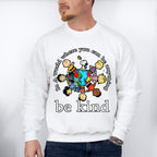Be Kind World Jigsaw Puzzle Child Design - Be Kind Unisex Crewneck T-Shirt Sweatshirt Hoodie