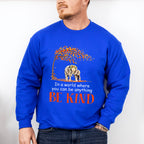 Be Kind Elephant Tree Design - Be Kind Unisex Crewneck T-Shirt Sweatshirt Hoodie