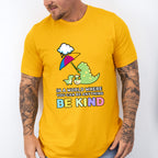 Be Kind Dinosaur Umbrella Design - Be Kind Unisex Crewneck T-Shirt Sweatshirt Hoodie