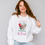 You Can Be Anything Be Kind Butterfly Design - Be Kind Unisex Crewneck T-Shirt Sweatshirt Hoodie