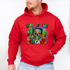 Day Of The Dead Cactus Design - Day Of The Dead Unisex Crewneck T-Shirt Sweatshirt Hoodie