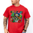 Day Of The Dead Cactus Design - Day Of The Dead Unisex Crewneck T-Shirt Sweatshirt Hoodie