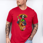 Guitar Playing Skeleton - Day Of The Dead Unisex Crewneck T-Shirt Sweatshirt Hoodie