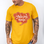 Do Amazing Things Orange Design - Quotes Unisex Crewneck T-Shirt Sweatshirt Hoodie