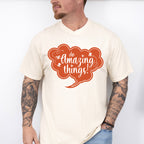 Do Amazing Things Orange Design - Quotes Unisex Crewneck T-Shirt Sweatshirt Hoodie